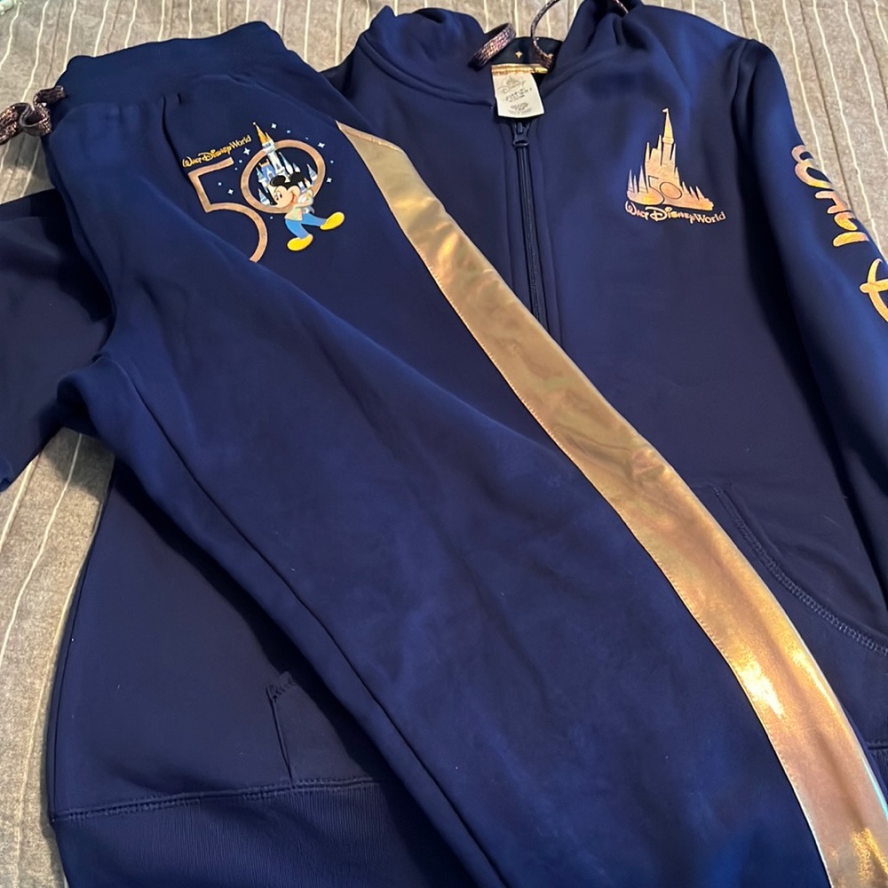 Disney 50th Anniversary zip up hoodie